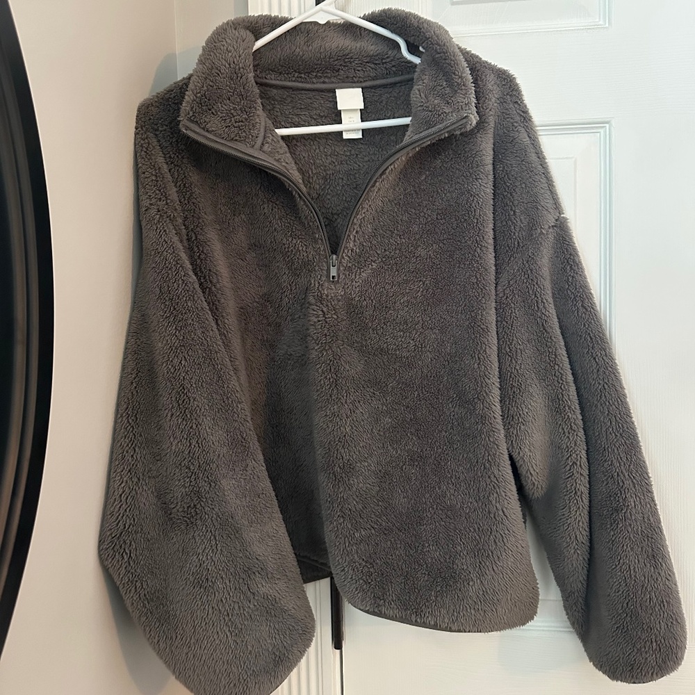 Cozy fleece zip up